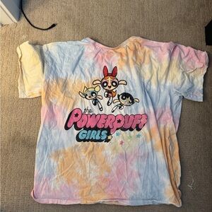 Powerpuff Girls Tie-Dye Kids Shirt